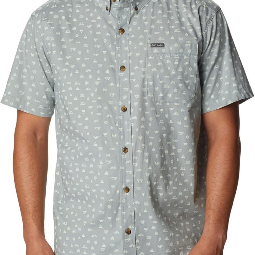 Columbia Men’s Rapid Rivers Printed Short Sleeve Shirt